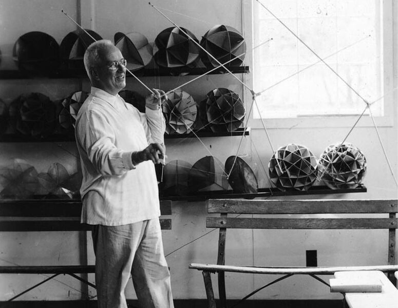 Buckminster Fuller portrait