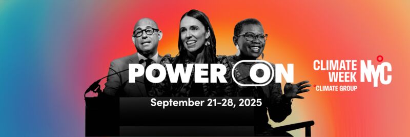 Panel discussion at New York Climate Week