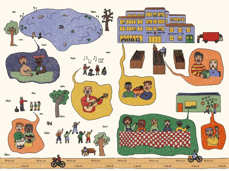 Artwork for Future Generations report