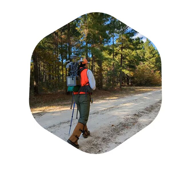 Gaia AI satellite and remote sensing technology visualization