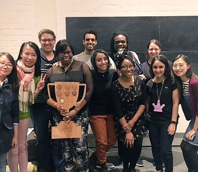 Participants collaborating at a Global Sustainability Jam event