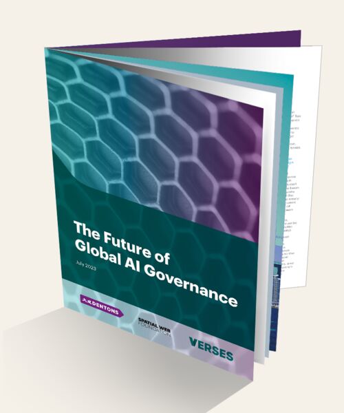 Cover of the Future of Global AI Governance report