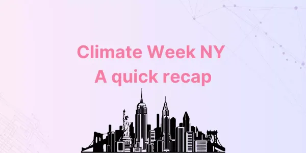 Toucan Protocol presence at New York Climate Week