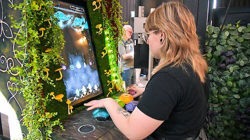 Arcade game showcase at Uppsala University