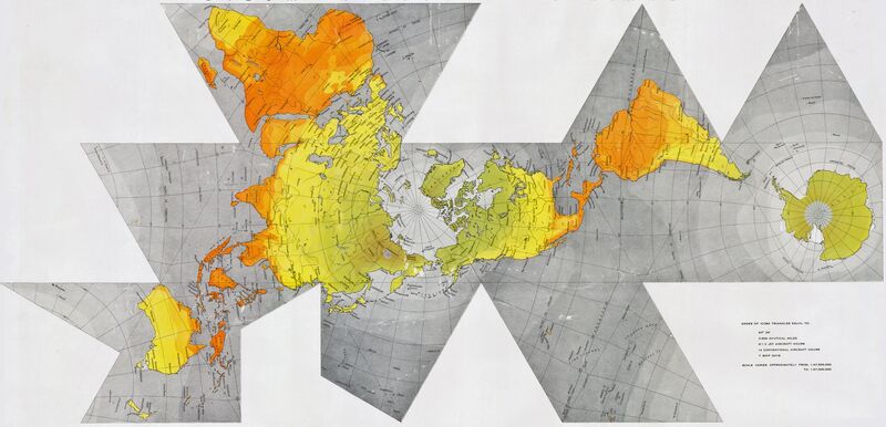 Dymaxion map projection